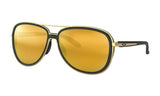 Oakley Women's Split Time Sunglasses - Soft Black/24K Iridium