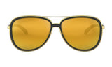 Oakley Women's Split Time Sunglasses - Soft Black/24K Iridium