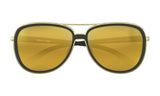 Oakley Women's Split Time Sunglasses - Soft Black/24K Iridium