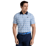 Original Penguin All-Over Cocktail Windowpane Printed Golf Polo