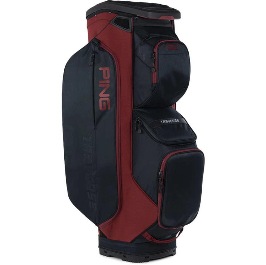 Black/Heather Red