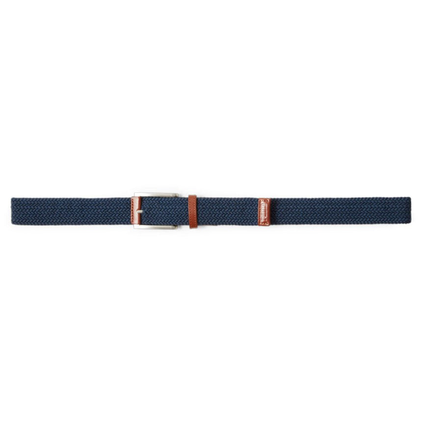 Navy Blazer Leather Brown