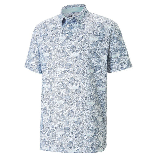 Navy Blazer Tropical Aqua