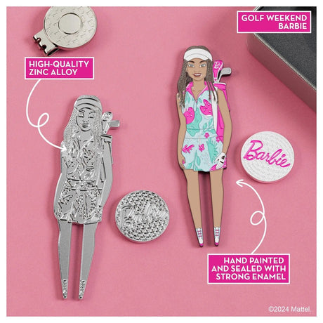 Putt Buddies Barbie Golf Weekend Divot Tool with Barbie Ball Marker