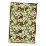 Putt Buddies Caddyshack Gopher Golf Towel 24"x16" Double Sided - Non-Magnetic