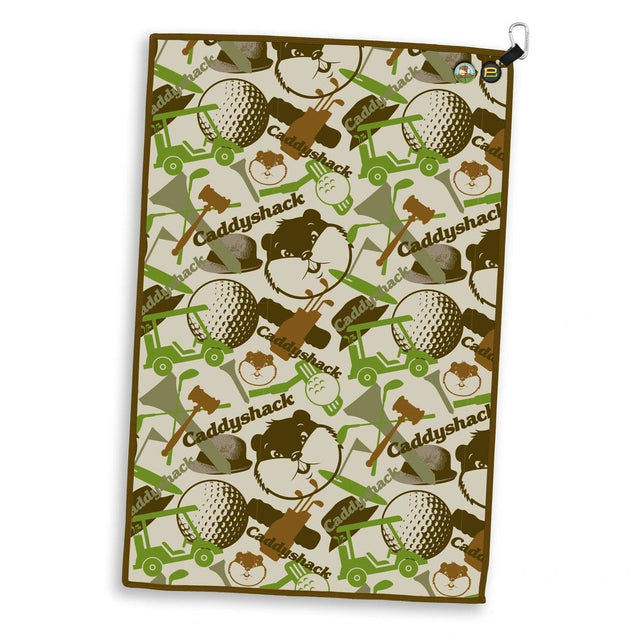 Putt Buddies Caddyshack Gopher Golf Towel 24"x16" Double Sided - Non-Magnetic