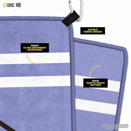 Putt Buddies Towelie 24" x 16" Double Sided Golf Towel - Non Magnetic