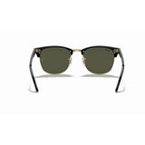 Ray-Ban Clubmaster Classic - Tortoise/Green Solid Color