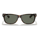 Ray-Ban New Wayfarer - Tortoise/Polarized Green Solid