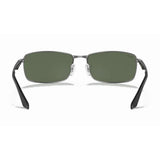 Ray-Ban RB3498 - Gunmetal/Green Classic