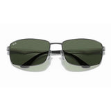 Ray-Ban RB3498 - Gunmetal/Green Classic