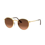 Ray-Ban Round Metal - Bronze Copper/Pink Brown Gradient