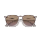 Ray-Ban Women's Erika - Dark Rubber Sand/Violet Gradient Brown