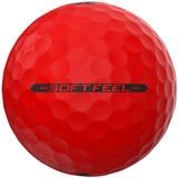 Srixon Soft Feel Golf Balls - Brite Red