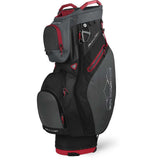 Black Gunmetal Red