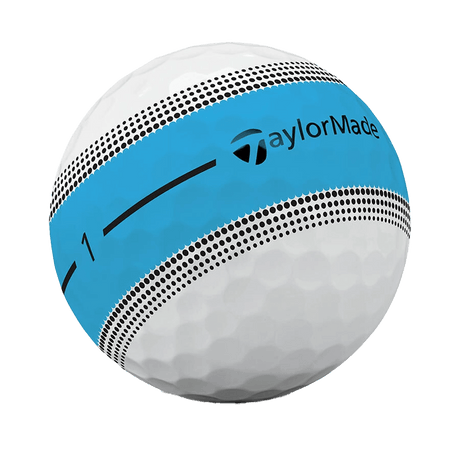 TaylorMade Tour Response Stripe Golf Balls - Neon Blue - 2026