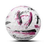 TaylorMade SpeedSoft Ink Golf Balls - Pink - 2024