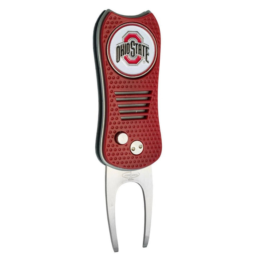 Team Golf NCAA Switchblade Divot Tool - Ohio State Buckeyes