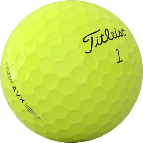 Titleist AVX Personalized Yellow Golf Balls