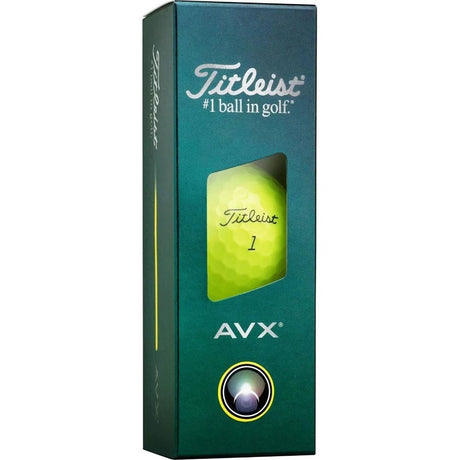 Titleist AVX Personalized Yellow Golf Balls