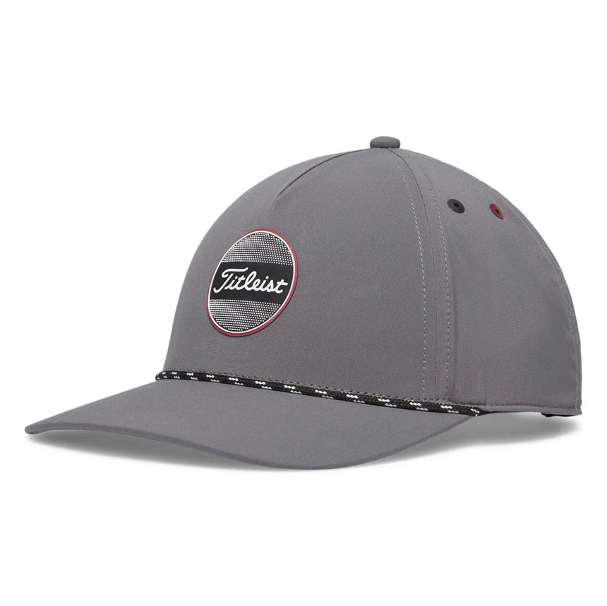 Charcoal/Crimson