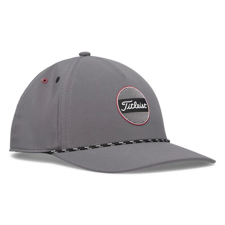 Charcoal/Crimson