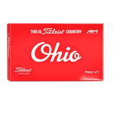 Titleist Pro V1 Performance Alignment Ohio Golf Balls - 6 Pack