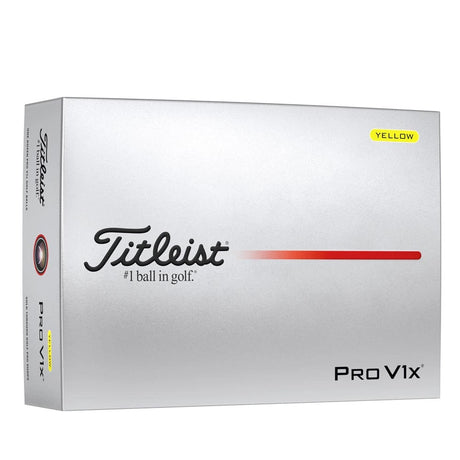 Titleist Pro V1x Golf Balls - Yellow