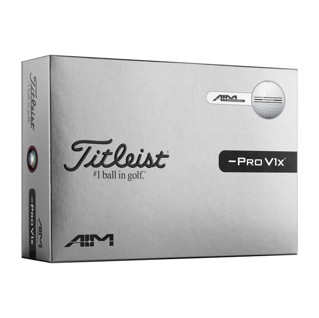 Titleist Pro V1x Left Dash AIM Enhanced Golf Balls