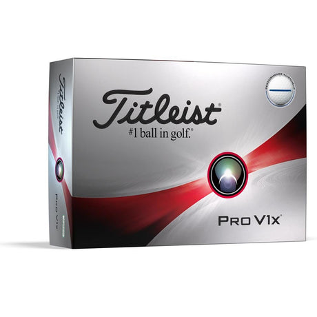 Titleist Pro V1x Performance Alignment Golf Balls - Blue