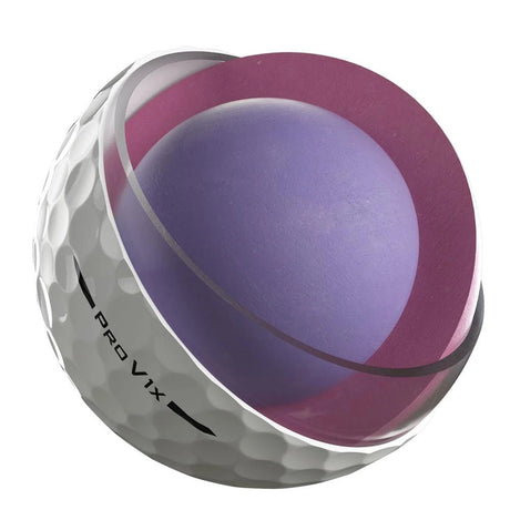Titleist Pro V1x Performance Alignment Golf Balls - Pink
