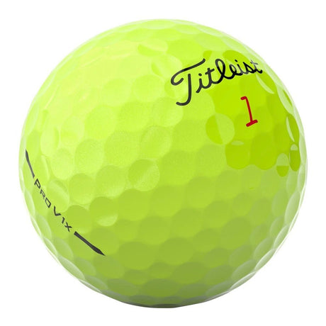 Titleist Pro V1x Yellow Personalized Golf Balls