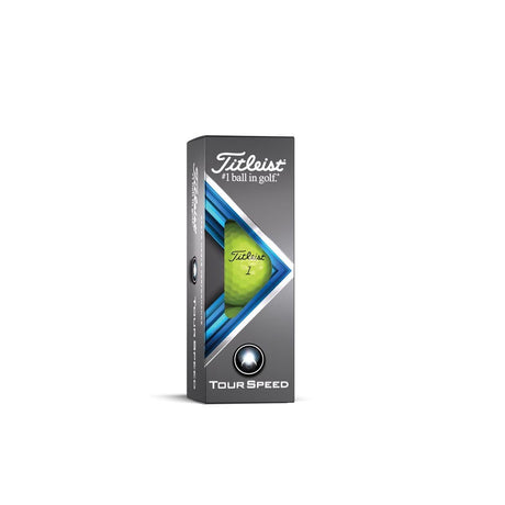 Titleist Tour Speed Golf Balls - Yellow - 2022