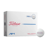 Titleist 2026 Velocity AIM Peformance Red, White, and Blue Golf Balls