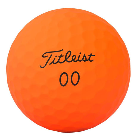 Titleist Velocity Double Digit Golf Balls - Matte Orange - 2024