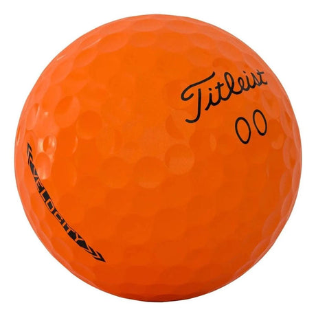 Titleist Velocity Matte Orange Personalized Golf Balls