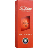 Titleist Velocity Matte Orange Personalized Golf Balls