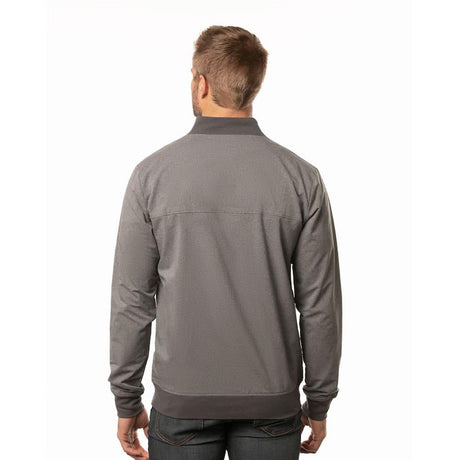 Heather Grey Pinstripe