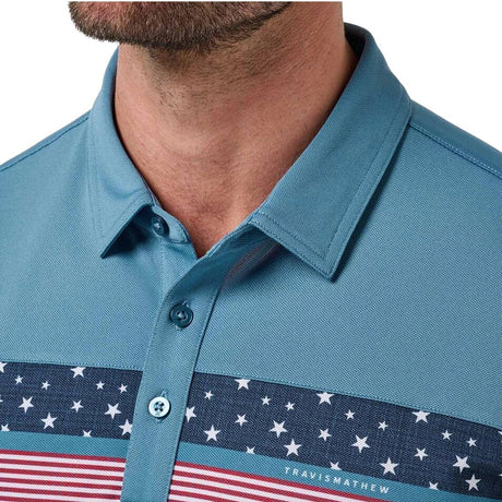 Travis Mathew Good Good Patriot Golf Polo