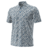 Under Armour Drive Dogwood Print Golf Polo - Blue Atlantis