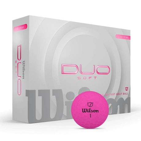 Wilson Duo Soft Golf Balls - Pink - 2025