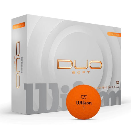 Wilson DUO Soft Orange Personalized Golf Balls