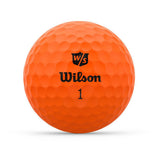 Wilson DUO Optix Golf Balls - Orange