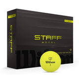 Wilson Staff Model Yellow Personalized Golf Balls