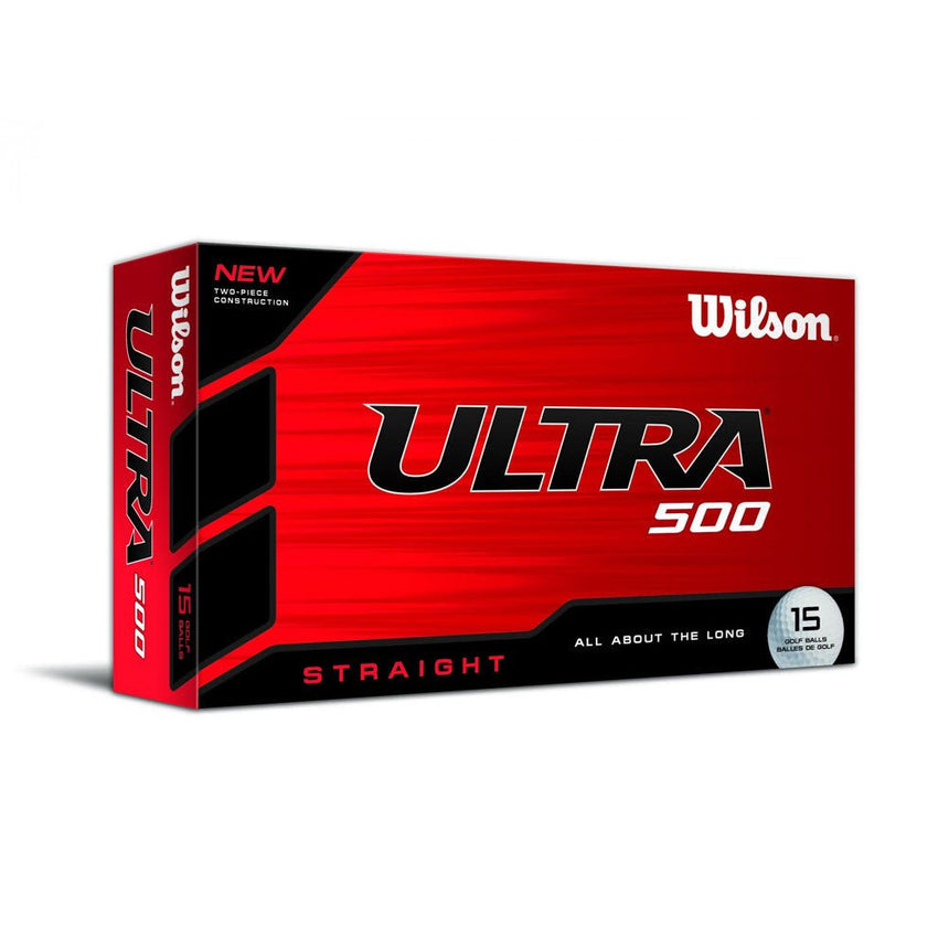 Wilson Ultra 500 Straight  Golf Balls - 15 Pack