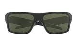 Oakley Double Edge Sunglasses - Matte Black/Dark Grey