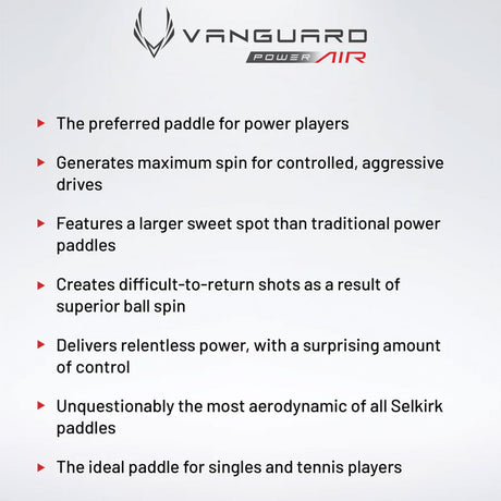 Selkirk Vanguard Power Air Epic Paddle
