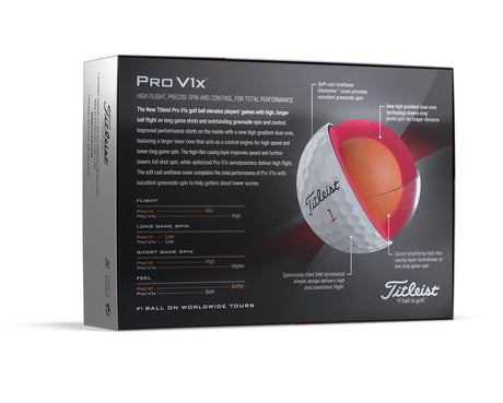 Titleist Pro V1x High Number Golf Balls - 2023